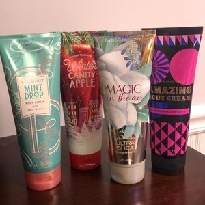 Bath and Body Works body cream bundle